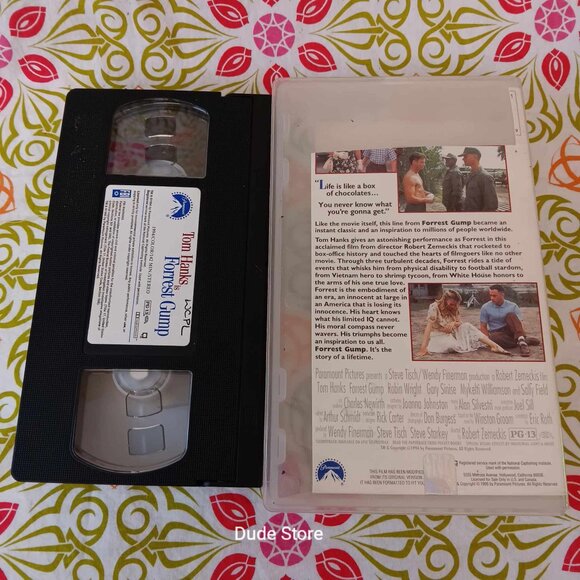 FORREST GUMP - Tom Hanks - Gary Sinise - Sally Field - Original 1995 VHS - Picture 3 of 3